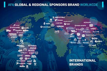 La Selección Argentina hoy cuenta con más de 70 sponsors de 21 países