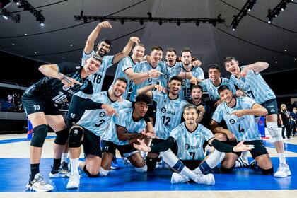 La selección argentina nunca antes accedió a los cuartos de final de la Nations League de vóleibol