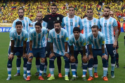 La selección argentina que ganó 1 a 0 en el año 2015