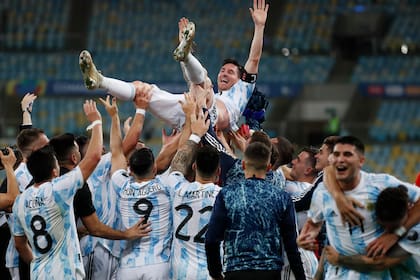La selección argentina se consagró como campeona de la Copa América 2021 en el estadio Maracaná
