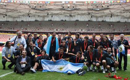 La selección argentina se consagró en el Juego Olímpico de Beijing en 2008