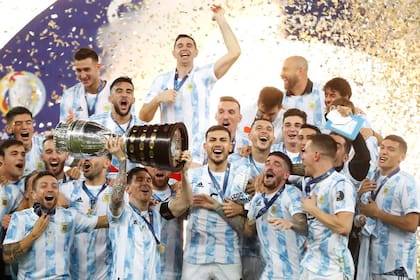 La selección argentina se coronó campeona de la Copa América.