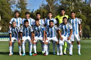 La selección argentina Sub 17 realizó la preparación de cara al Sudamericano en el predio de la AFA en Ezeiza