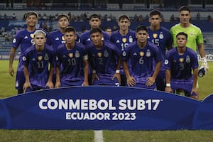 Así quedó la tabla de posiciones del Sudamericano Sub 17, tras la victoria de la Argentina