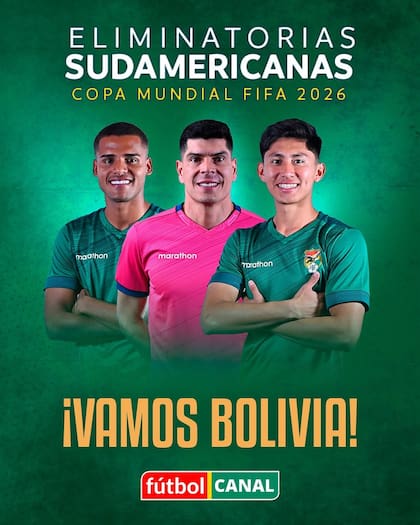 La selección de Bolivia enfrentará a Colombia y Brasil en el final de las eliminatorias (Instagram/@fbf_oficial)
