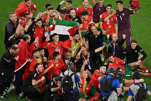 El gesto con el que la selección de Marruecos se diferenció de su gobierno