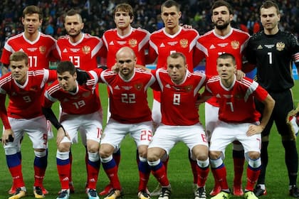 La selección de fútbol de Rusia