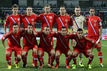 La selección de Rusia, que en la zona de grupos mandó al repechaje a Portugal