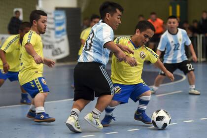 La selección de talla baja de la Argentina está en la final de la Copa América ganándole a Brasil