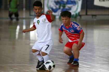 La selección Marroqui de talla baja de la Argentina contra EE.UU