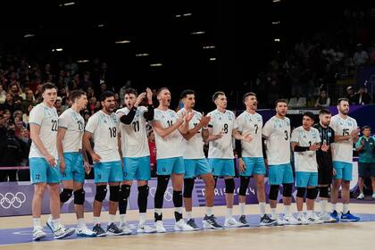 La selección masculina argentina de vóleibol necesita ganarle 3 a 0 a Alemania para tener chances de clasificar a los cuartos de final de París 2024