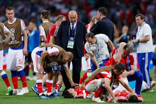 Rusia, de la tristeza por la eliminación al orgullo y la felicitación de Putin