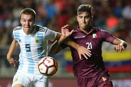 La selección venezolana perdió ante Argentina en Chile