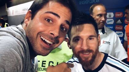 La selfie con Messi