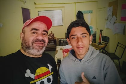 La selfie del día que se conocieron, por septiembre de 2023, después de los nervios y la ansiedad previa a charlar por primera vez