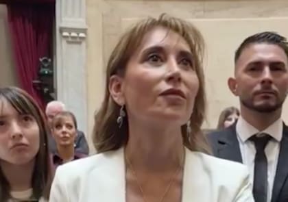 La senadora Cándida López del Frente de todos por Tierra del Fuego