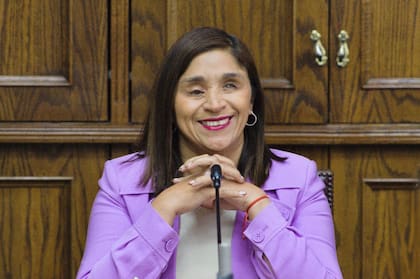 La senadora Fabiola Campillai
