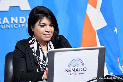 La senadora fueguina María Eugenia Duré