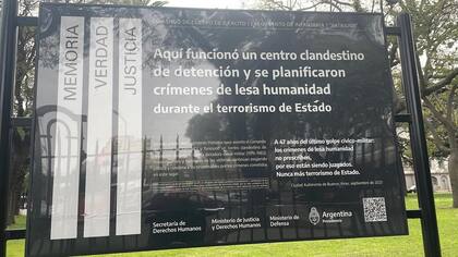 La señalización del Regimiento Patricios como sitio de memoria