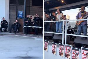 La "serenata de protesta" de migrantes mexicanos contra el ICE