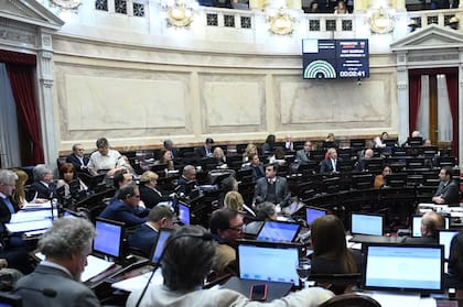 La sesión de ayer en Senadores