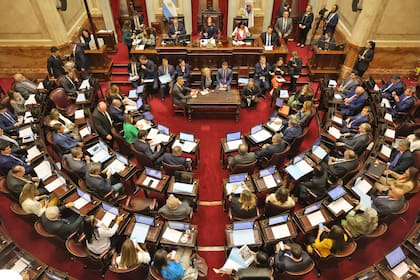 La sesión ordinaria de este jueves en el Senado, bajo la presidencia de Victoria Villarruel