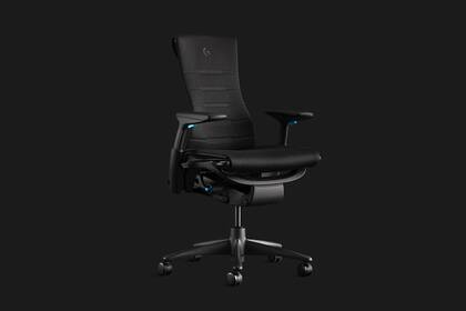 La silla gamer de Logitech y Herman Miller está basada en el modelo Embody, y tiene un precio de 1495 dólares