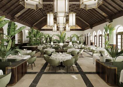 Le Sirenuse, el restaurante del flamante Four Seasons Surf Club.