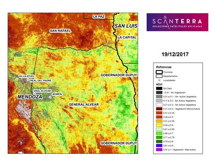 La situación en Mendoza antes de los incendios