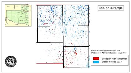 La situación hídrica en La Pampa