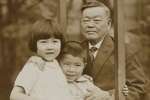 La sobrina nieta de Nagasawa, Amy, y su sobrino nieto, Kosuke, crecieron en la finca de Fountaingrove