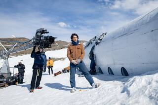 Mostró dónde estaban viendo La sociedad de la nieve y generó indignación