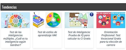 La solapa "Tendencias" tiene una gran cantidad de juegos orientados para la memoria