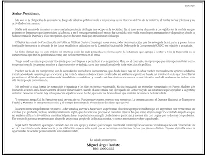 La solicitada publicada en LA NACION