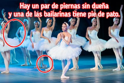 La solución al desafío de la imagen llena de bailarinas