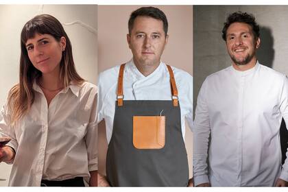 La sommelier Mariela Vieytes y los chefs Marcos Scorza (anfitrión) y Marcelo Di Giacomo son parte de esta edición de Comilona