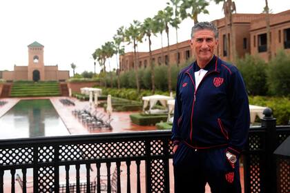 La sonrisa del Patón antes del estreno en el Mundial de Clubes