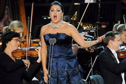 La soprano Anna Netrebko