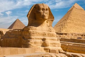 Se subastó una foto nunca antes vista de la Esfinge de Giza antes de ser desenterrada