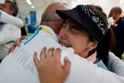 La "sorpresa" de Fernanda Russo ante medallistas olímpicas sacudió las emociones fuertes 