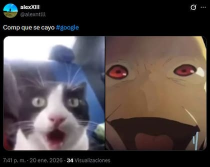 La sorpresa por la caída de Google fue evidente en la gran mayoría de los usuarios