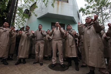 La sorpresiva protesta de Prefectura en La Boca