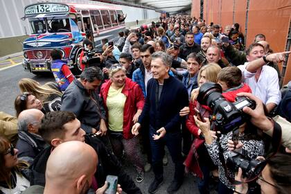 La sorpresiva visita de Mauricio Macri al Paseo del Bajo