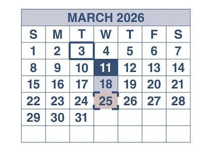 La SSA publicó el calendarios de depósitos correspondiente al mes de marzo de 2026 (Social Security Administration)