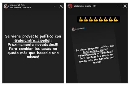 La story con la que Morena Rial anunció el comienzo de un proyecto político y la réplica de su abogado Alejandro Cipolla