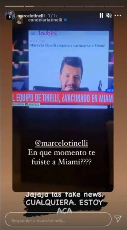 La story de la hija del conductor de ShowMatch con la que hizo público el escándalo