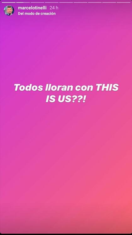 La story en la que el conductor contó cómo atraviesa los primeros momentos de la separación