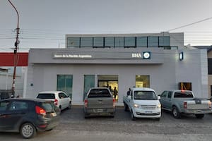 La sucursal en Caleta Olivia, Santa Cruz