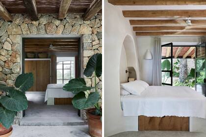 La suite principal da a la galería.