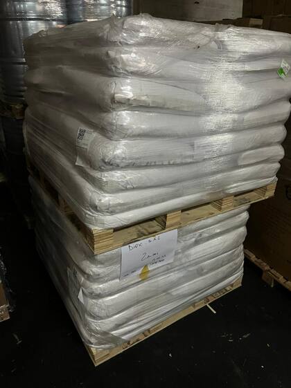 La sustancia cancerígena confiscada por la Aduana